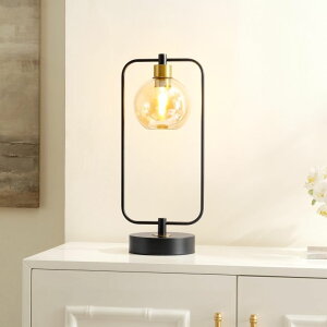 �T�t�@���B�� safavieh �e�[�u�������v �T�t�@�r�� �T�t�@���B�A SAFAVIEH Lighting Collection Jayson Black/Amber 23-inch Table Lamp (LED Bulb Included) �y���s�A���i�z