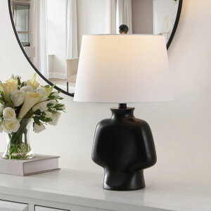 �T�t�@���B�� safavieh �e�[�u�������v �T�t�@�r�� �T�t�@���B�A SAFAVIEH Lighting Collection Johari Black 20-inch Table Lamp (LED Bulb Included) �y���s�A���i�z