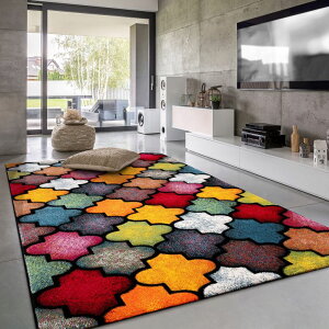 �T�t�@���B�� safavieh �e�[�u�������v �T�t�@�r�� �T�t�@���B�A Paco Home Colorful Area Rug with Moroccan Pattern in Multicolor, Size: 4' x 5'7 �y���s�A���i�z