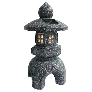�K�[�f�����C�gLED�\�[���[���C�g �\�[���[�p���[ OUSHUAI Pagoda Garden Statue,Solar Powered Led Outdoor Figurine Lights,Zen Patio Garden Decor,Sculptures for Outdoor,Resin Waterproof Decor Lawn Yard �y���s�A���i�z