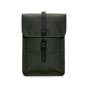�C���R ���� �o�[�h �g���x���L�����A�[ RAINS Backpack Mini - Green Waterproof Backpack for men and Women - Fits 13 Laptop - Durable Compact Water Resistant Bag for Everyday Use, Travel, and Work - 2 Year Warranty �y���s�A���i�z