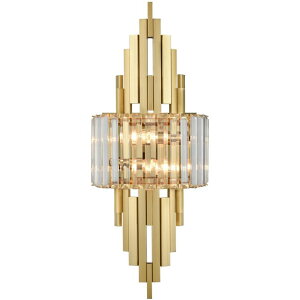 �h�A�m�b�J�[ TENGIANTS Modern Wall Sconces 2-Light Brushed Gold Wall Sconces Crystal Wall Light for Living Room Bedside Stairway Hallway �y���s�A���i�z