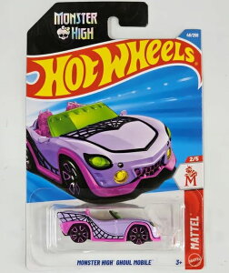 �z�b�g�E�B�[�� �����X�^�[�g���b�N Hot Wheels Monster High Ghoul Mobile [Light Purple] Mattel 2/5, 48/250, 1:64 Scale Diecast Toy Vehicle �y���s�A���i�z