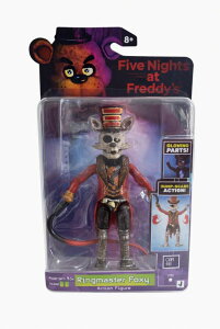 FNAF 5�i�C�c Jazwares Five Nights at Freddy's Ringmaster Foxy Collectors 5-Inch Articulated Action Figure with Jumpscare Feature and Glow-in-the-Dark Eyes �y���s�A���i�z