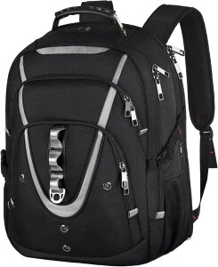 �C���R ���� �o�[�h �g���x���L�����A�[ Mogplof 18.4 Laptop Backpack for Men, 55L-60L Extra Large Gaming Laptops Backpack, TSA Friendly Flight Approved RFID Anti-theft Pocket, Water Resistant Suiltable for Travel Business Work �y���s�A