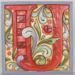 W VA n[gEbh N[N mO g [ U tBMA u 4013215U 5.5 C` Monogram Letter U Figurine 4013215U y tBMA u u LN^[ l` v[g N