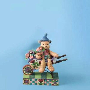 W VA xA[ C zC[oE t[ xA[ ֎ԂɏN} t[xA[ 7.5 C` BEAR IN WHEELBARROW - FLOWER BEAR y tBMA u u LN^[ l` v[g N