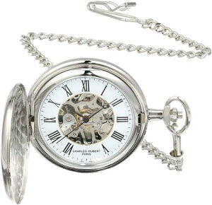 チャールズヒューバート Charles-Hubert, Paris 懐中時計 ポケット ウォッチ ホワイト 3576-W 【並行輸入品】