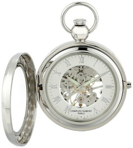 チャールズヒューバート Charles-Hubert, Paris 懐中時計 ポケット ウォッチ ホワイト 3849 【並行輸入品】