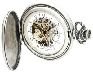 チャールズヒューバート Charles-Hubert, Paris 懐中時計 ポケット ウォッチ ホワイト 3921 【並行輸入品】