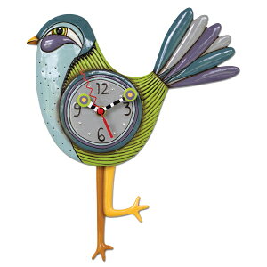 【即納】 アレン デザイン 振り子時計 Allen Designs Sassafras Bird Clock" 【 ササフラス バード 鳥 置き時計 掛け時計 】 P1454 ミシェルアレン ミシェル・アレン アレン・デザイン ALLEN DESIGNS 時計 sokun
