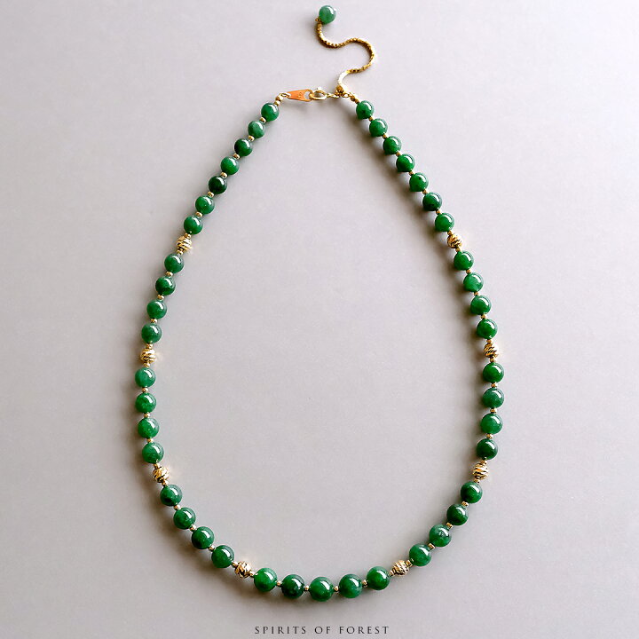 楽天市場】翡翠(ヒスイ)丸玉×K18YGペンダント『SPIRITS OF FOREST  