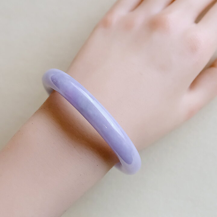 楽天市場】翡翠 (ひすい) バングル ( 円形 / 内径55.2mm ) 『LOTUS 