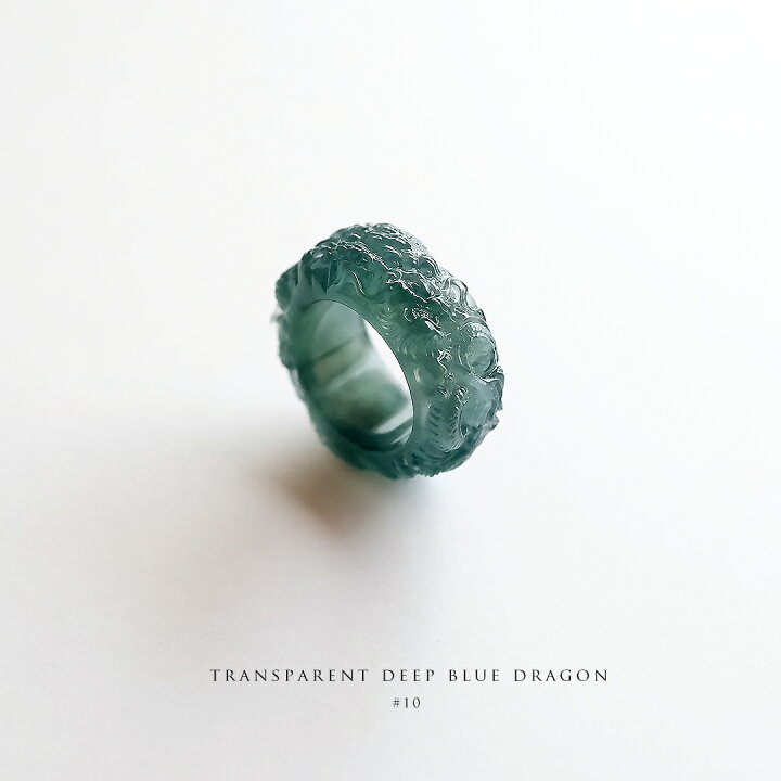 楽天市場】翡翠 (ヒスイ) くりぬき 彫刻 リング『TRANSPARENT DEEP 