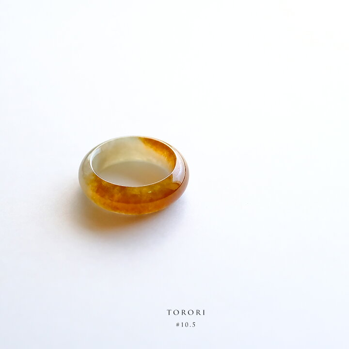 楽天市場】翡翠 (ヒスイ) くりぬきリング 『TORORI』(10.5号/アイシー 
