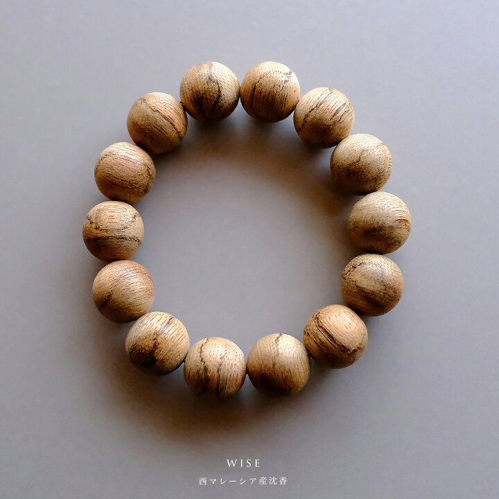 楽天市場】沈香ブレスレット『WISE』 （内周：19cm）西マレーシア産 