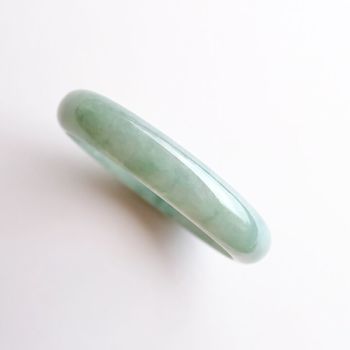 楽天市場】翡翠 (ひすい) バングル ( 楕円形 / 内径56.5×48.3mm