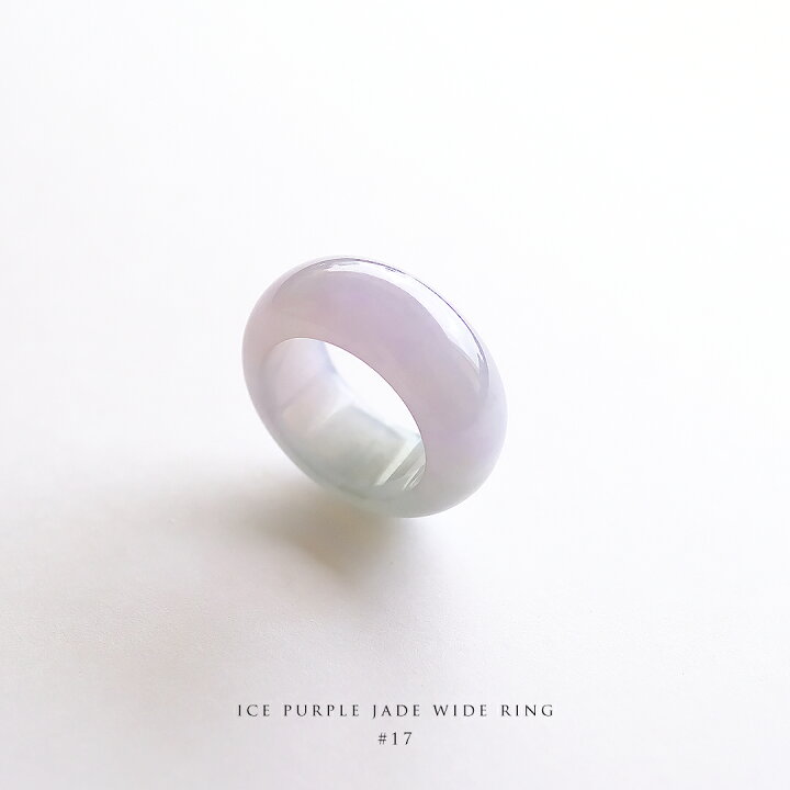 楽天市場】翡翠 (ヒスイ)くりぬきリング 『ICE PURPLE JADE WIDE RING 