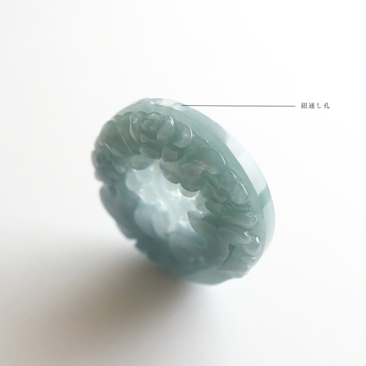 楽天市場】翡翠 (ひすい) 彫刻バングル＆彫刻ペンダントトップ セット 