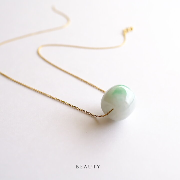 楽天市場】翡翠 (ヒスイ)管玉ペンダントトップ 『BEAUTY』 グリーン 