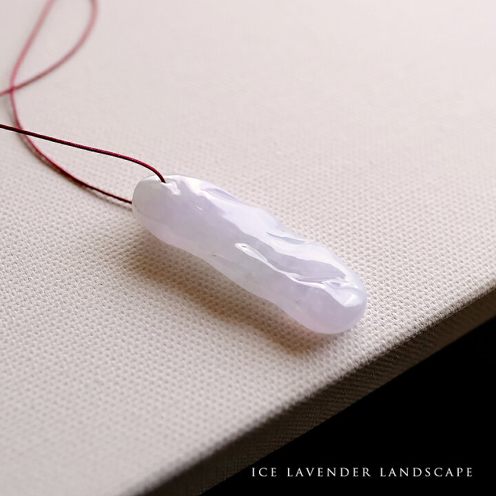 楽天市場】翡翠 (ひすい) 彫刻 ペンダントトップ 『ICE LAVENDER 
