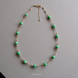 翡翠(ヒスイ)丸玉 × K18YGペンダント『MUSCAT』グリーン翡翠 日本製 一点物 希少 無着色 ミャンマー産天然ひすい ジェダイト 硬玉 18金 プレゼント 国石 5月誕生石 誕生日 記念日 ネックレス ジ
