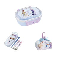 【3点セット】アナと雪の女王 弁当箱 360ml + カトラリーセット + 巾着 ランチセット ディズニー 食洗機…