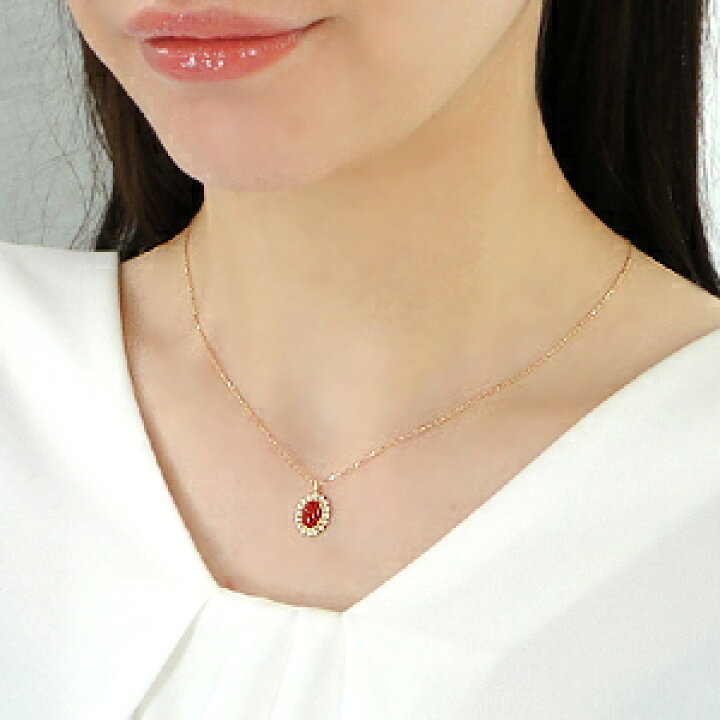 楽天市場】【送料無料】K18YG 大粒 血赤サンゴ ダイヤモンド 取り巻き 