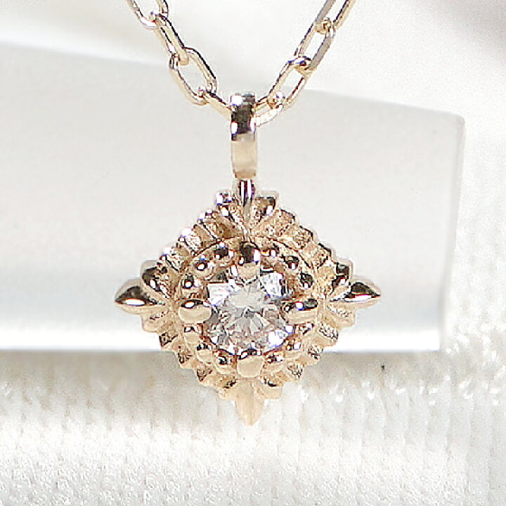 楽天市場】【送料無料】K10YG【0.03ct】 ダイヤモンド 
