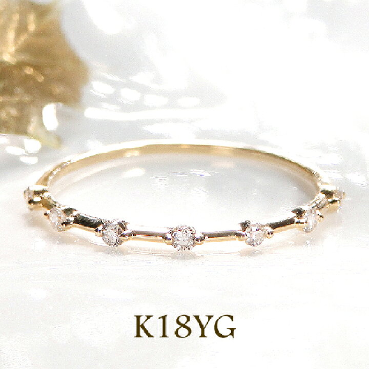 楽天市場】【送料無料】K18YG【0.10ct】ダイヤモンド ステーション 
