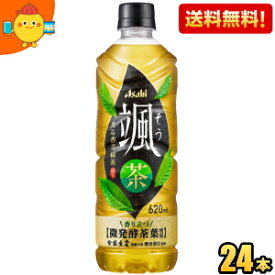 【送料無料】アサヒ 颯 620mlペットボトル 24本入 そう 緑茶 微発酵茶葉 萎凋緑茶 香る香る緑茶 ※北海道800円・東北400円の別途送料加算 [39ショップ]