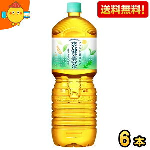 期間限定特価★【送料無料】コカ・コーラ 爽健美茶 2Lペットボトル 6本入 コカコーラ そうけんびちゃ カフェインゼロ お茶 ブレンド茶 ※北海道800円・東北400円の別途送料加算