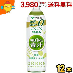 期間限定特価 伊藤園 ごくごく飲める毎日1杯の青汁 無糖 900gペットボトル 12本入 (カロリーゼロ 糖質ゼロ 野菜ジュース)