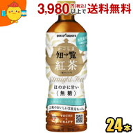 【期間限定特価】ポッカサッポロ かごしま知覧紅茶 無糖 520mlペットボトル 24本入 ※リニューアル時期に…