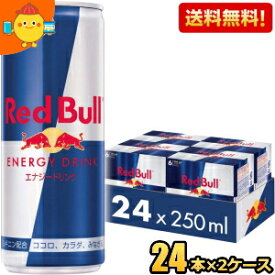 【送料無料】レッドブル エナジードリンク 250ml缶 48本(24本×2ケース) (RED BuLL) ※北海道800円・東北400円の別途送料加算