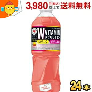 �T���g���[ �_�J�� �_�u���r�^�~�� 500ml�y�b�g�{�g�� 24�{�� DAKARA W�r�^�~��
