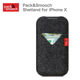 【ポイント10倍】パック アンド スムーチ Pack and Smooch Shetland for iPhone X/XS/11Pro Anthracite / ダークグレー ケース ハンドメイド アイフォーン【あす楽対応】【ネコポス対応】