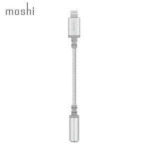 moshi Integra Headphone Jack Adapter Silver wbhzWbNA_v^[ Lightning RlN^ 3.5mmXeI~jWbN ϊ iPhone