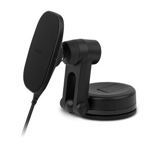 ���C�����X�[�d�Ή� �}�O�l�b�g�� �J�[�}�E���g moshi SnapTo Universal Car Mount with Wireless Charging (Black) �N���A�����X�Z�[�� ���̓�