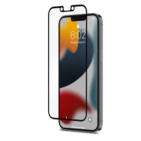 【クリアランスSALE・在庫限り】反射 防汚防止艶消しスクリーンプロテクター 簡単貼り付け edge-to-edge moshi iVisor AG for iPhone 13/13 pro mo-ivipun-bk