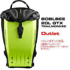 【ポイント10倍】アウトレット フォンポケットなし 正規代理店品 ボブルビー Point65 BOBLBEE 20L GTX Trail Monkee Fluo Lime ライム 蛍光 バイク リュック ハードシェル プロテクター ツーリング バックパック 安全 保護 自転車 サイクリング 通勤 通学 キックボード