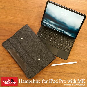 hCc nhCh tFgP[X iPad Pro 11C`/Air 10.9C`/ Pro 12.9C`(3/4)Ή Pack Smooch Hampshire for iPad Pro with MK Mtg