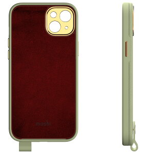 iPhone 14 Plus Apple MagSafe�Ή� US�~���^���[ �O���[�h �����h�~ �X�g���b�v���[�v���� ���V �A���g�� moshi Altra for iPhone 14 Plus �X�g���b�v�ʔ�