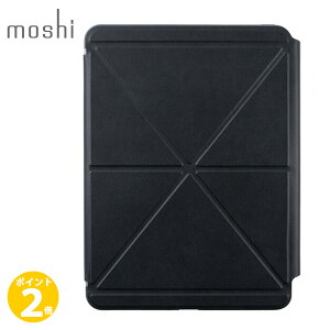 �y�|�C���g 2�{�z moshi ���V VersaCover for iPad Pro 13�C���` M4 (2024) M5(2025) (Charcoal Black) [99MO241613] �X�^���h �܂肽���� �o�[�T�J�o�[ �A�C�p�b�h �n�[�h�P�[�X ��7����