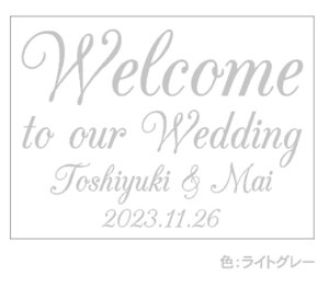 yKpXebJ[tz EH[XebJ[ Wedding EFfBO Welcome to our wedding MTCY  EFJ{[h EGfBOJ[h p KX  DIY Zt wall sticker k AN