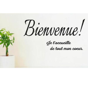 Vi EH[XebJ[ tX Bienvenue2 WelcomeV[Y LLTCY  At@xbg gC KX  wall sticker ǃfR k ͂EH[XebJ[ mg[  悤