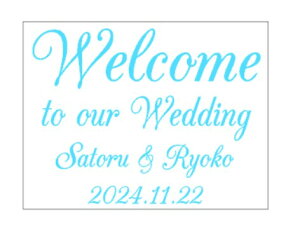 yKpXebJ[tz EH[XebJ[ Wedding EFfBO Welcome to our wedding SSTCY  EFJ{[h EGfBOJ[h p KX  DIY Zt wall sticker AN