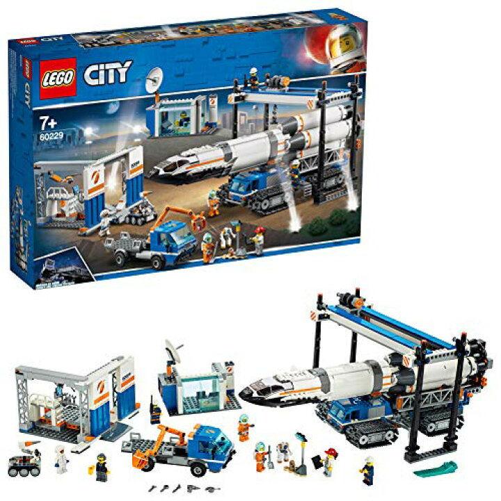 楽天市場】レゴ(LEGO) シティ 巨大ロケットの組み立て工場 60229  
