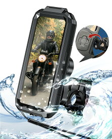 スマホホルダー 防水 [取り外し簡単で便利] 自転車 バイク 5.8インチ 6.5インチ iphone Galaxy ウーバーイーツ 配達 YummyRun