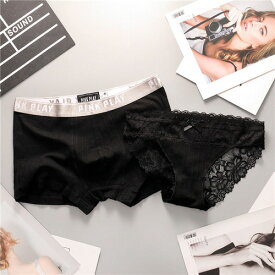 ペア 下着 カップル 男女2着セット セクシー ペア sexy パンツ ブランド ヒップ ハンガー レディース ショーツ ペア カップル ペア下着 おもしろ ペアルック カップル 人気 お揃い 下着 レディース 30 代 40 人気 男性 下着 通販 メンズ 下着 シンプル カジュアル